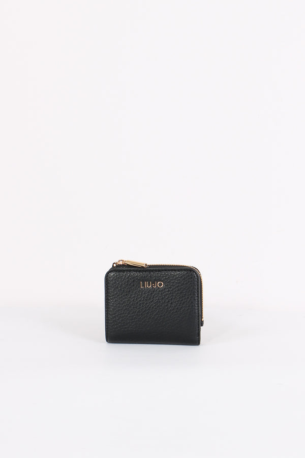 Portafoglio Piccolo Clip Nero