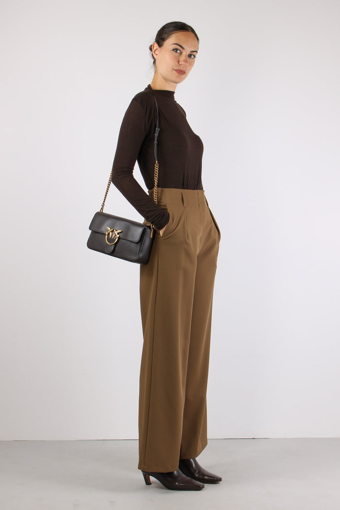 Pantalone Tessuto Diagonale Kaky-3