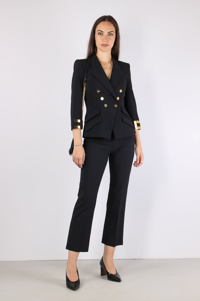 Giacca Crepe Stretch Nero