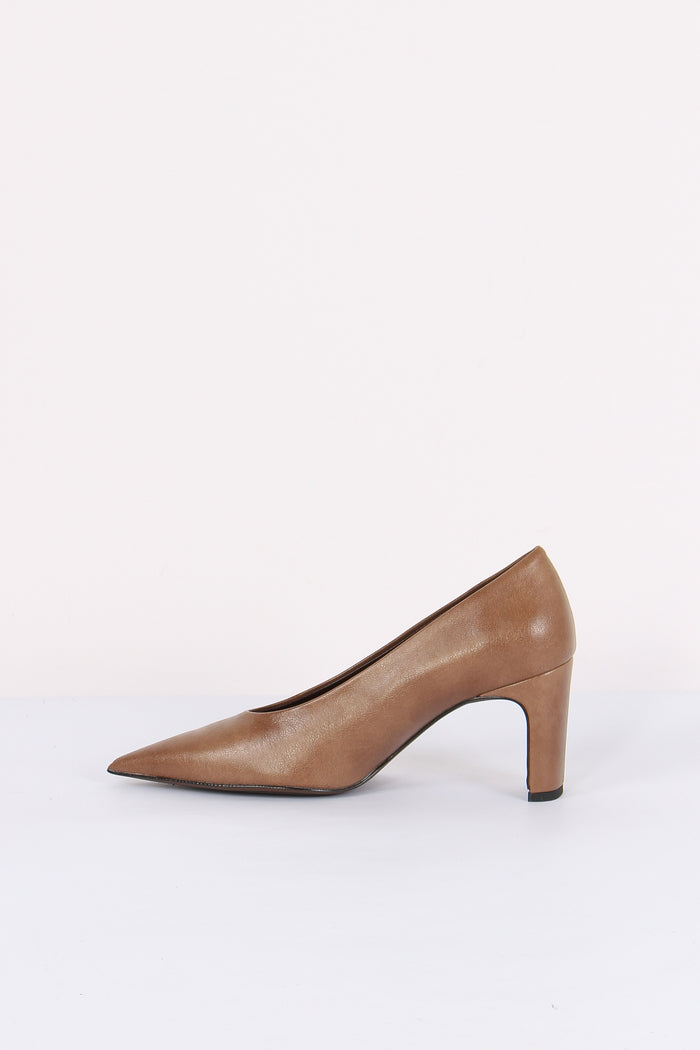 Decollete Tacco Banana Taupe-6