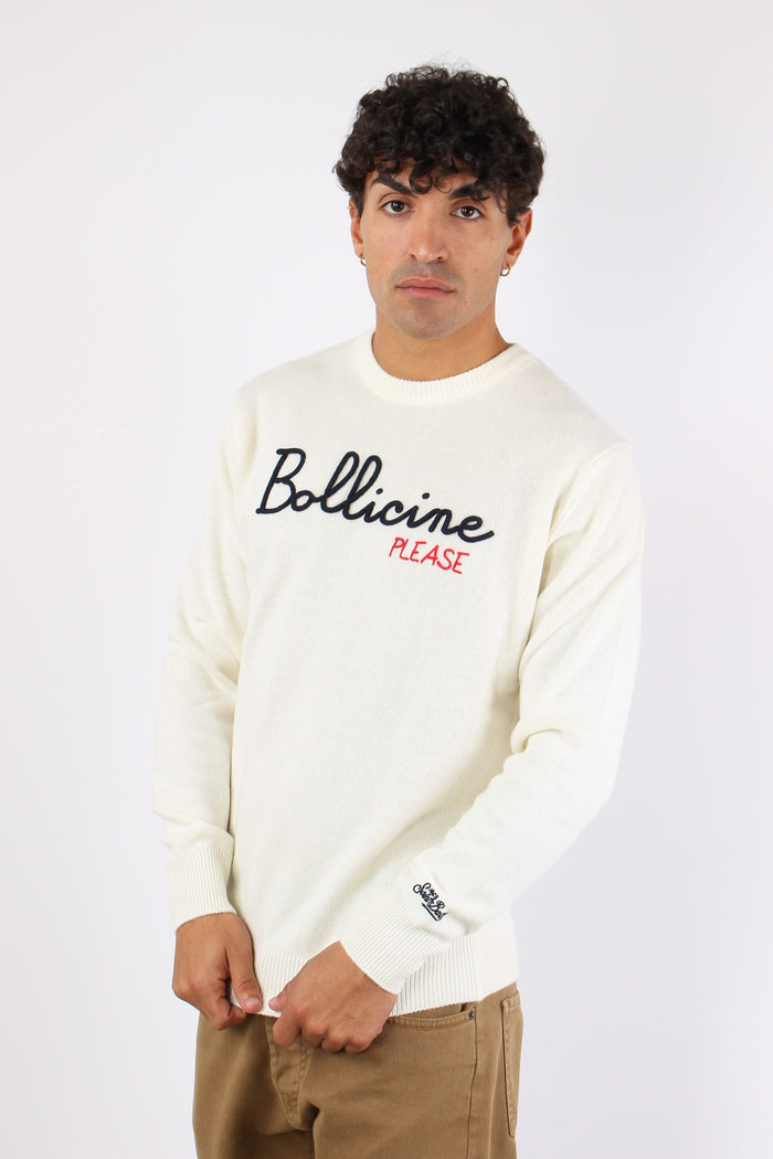 Girocollo Bollicine Please Bianco-6