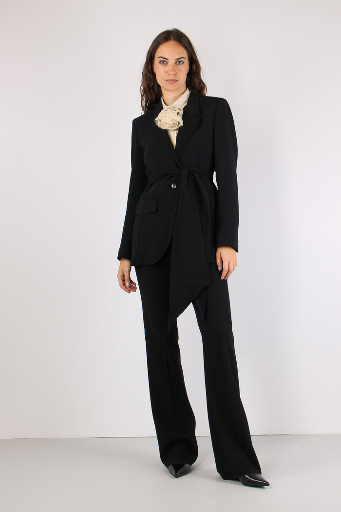Mllottone Giacca Crepe Nero-4