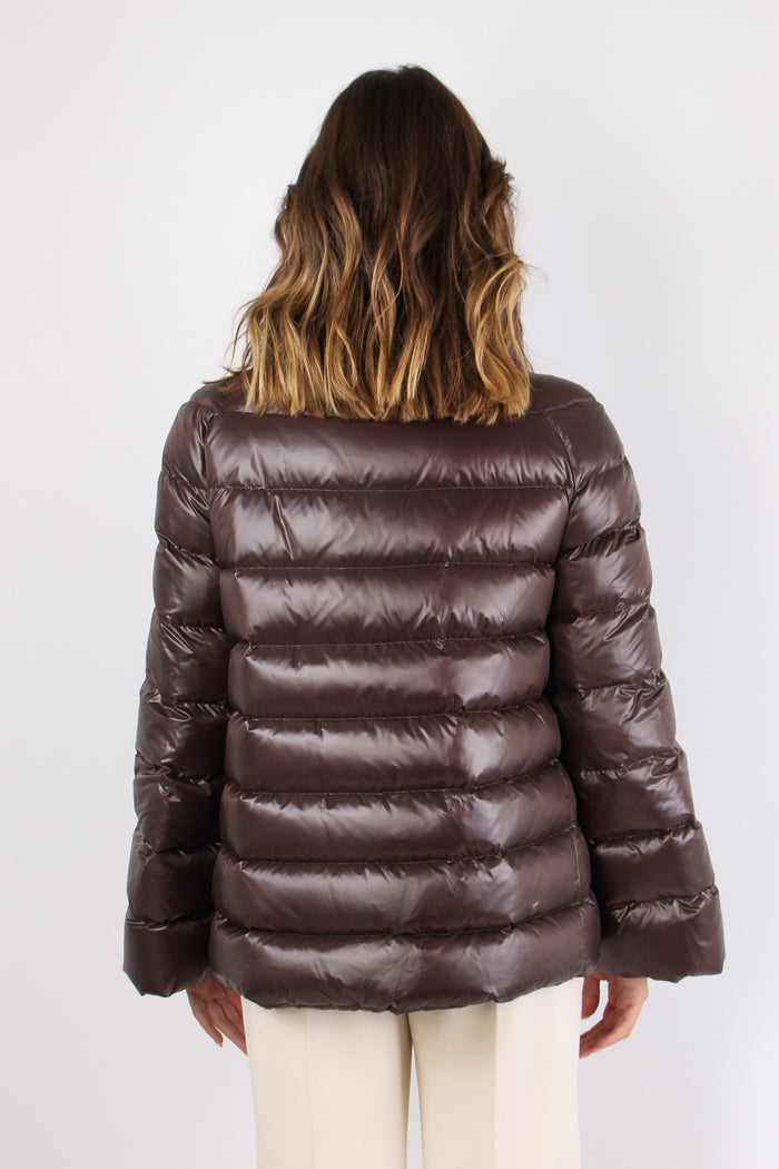 Piumino Cappa Gancio Cioccolato-5
