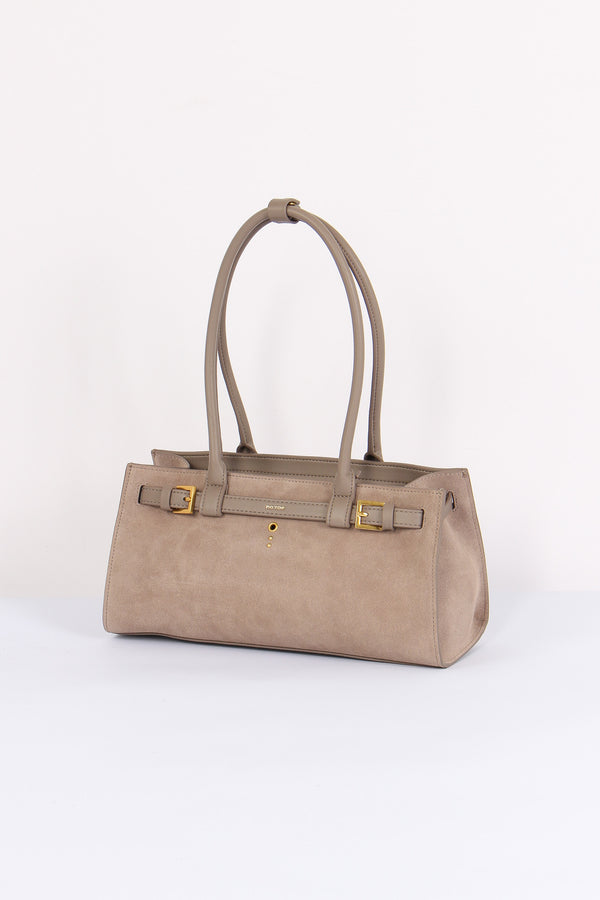 Valegro Baguette Suede Fibbie Sand-2