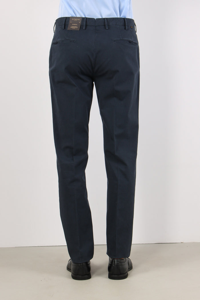 Pantalone Tasca America Tela Royal Blu-4