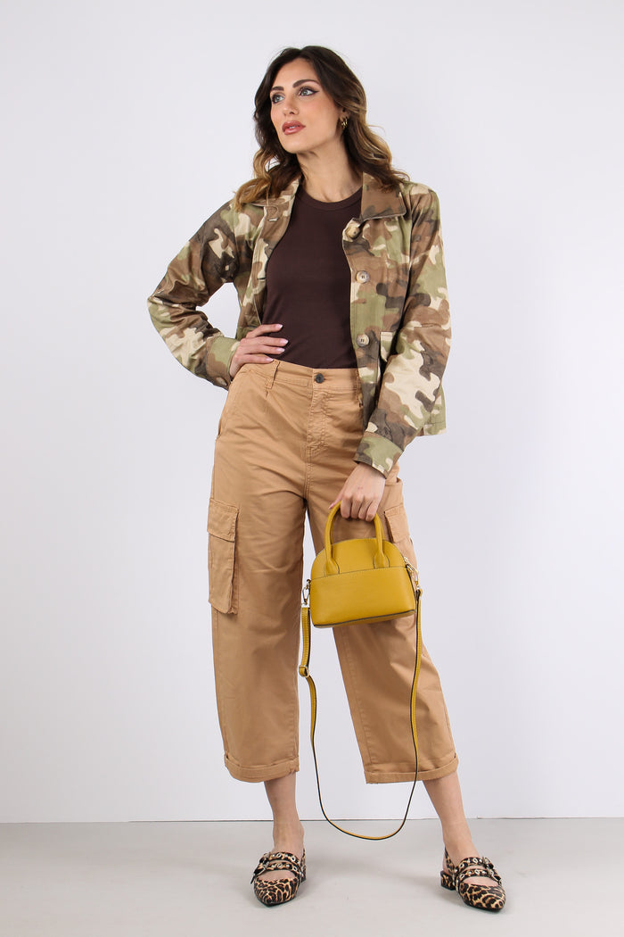 Pantalone Tasconato Gamba Drit Biscotto-5