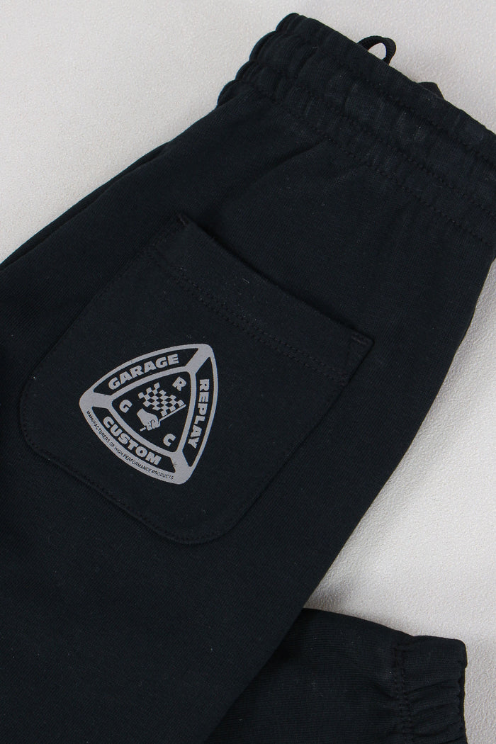 Pantalone Tuta Nero-5