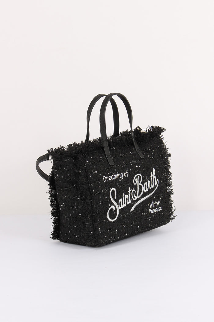 Shopping Tweed Paillettes Black-6