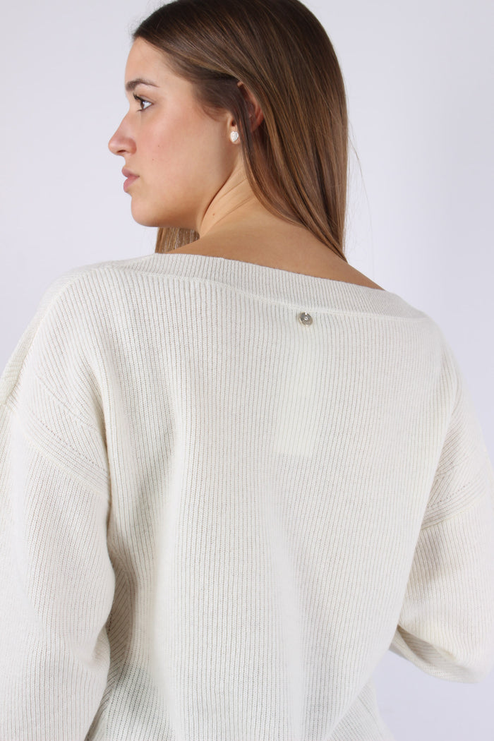 Maglia Manica Lunga Star White-7