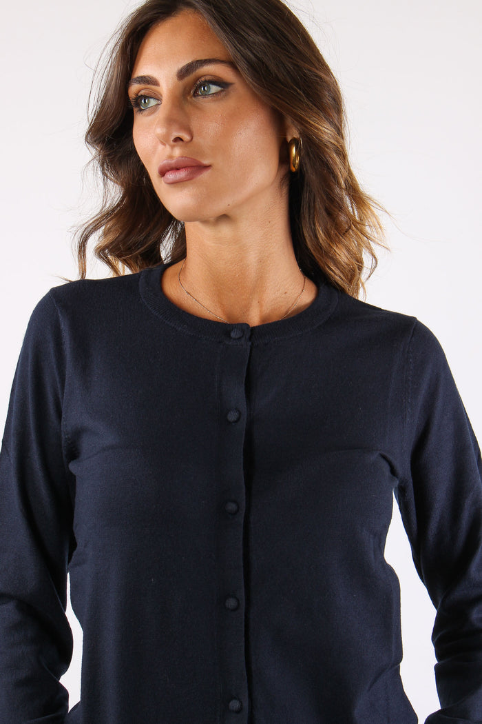 Cardigan Viscosa Blu-6