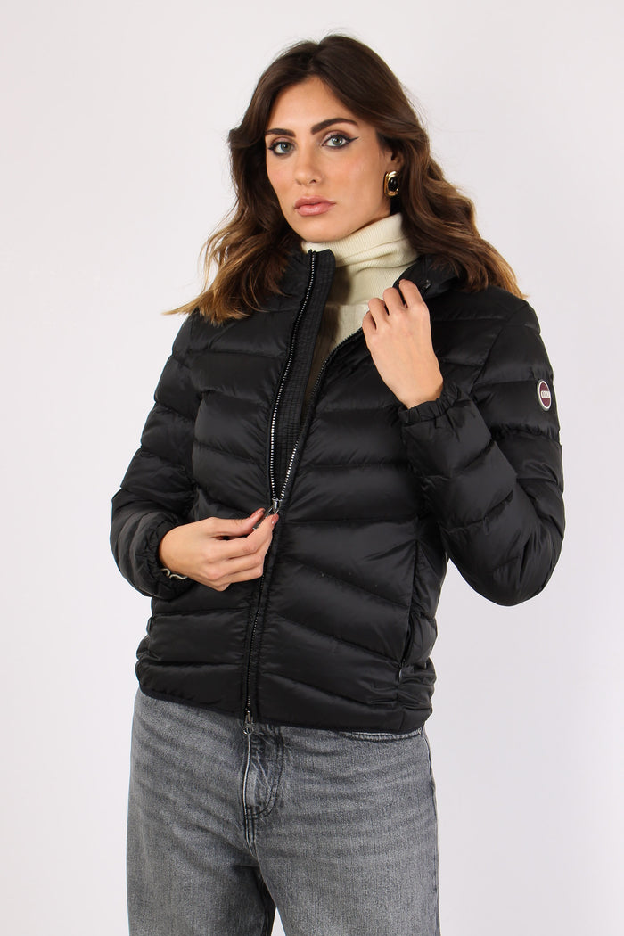 Piumino Corto Trapunta Nero-4