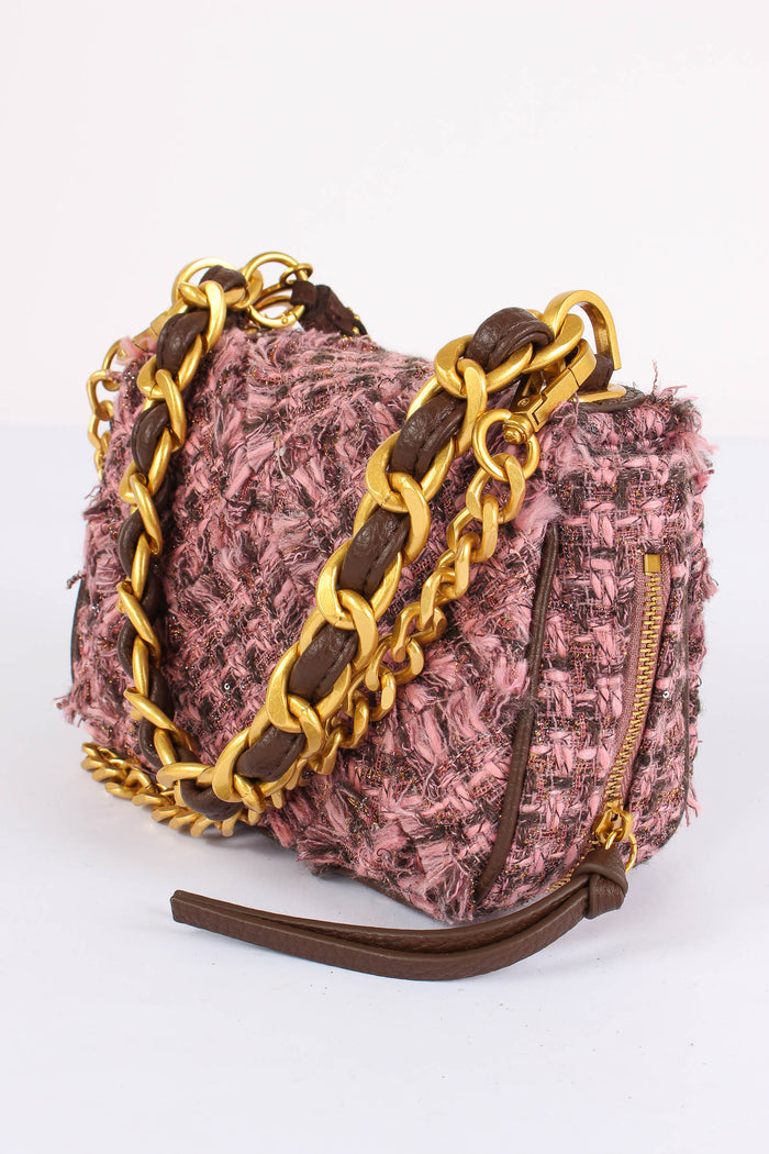 Tracolla Piccola Chanel Pink-5