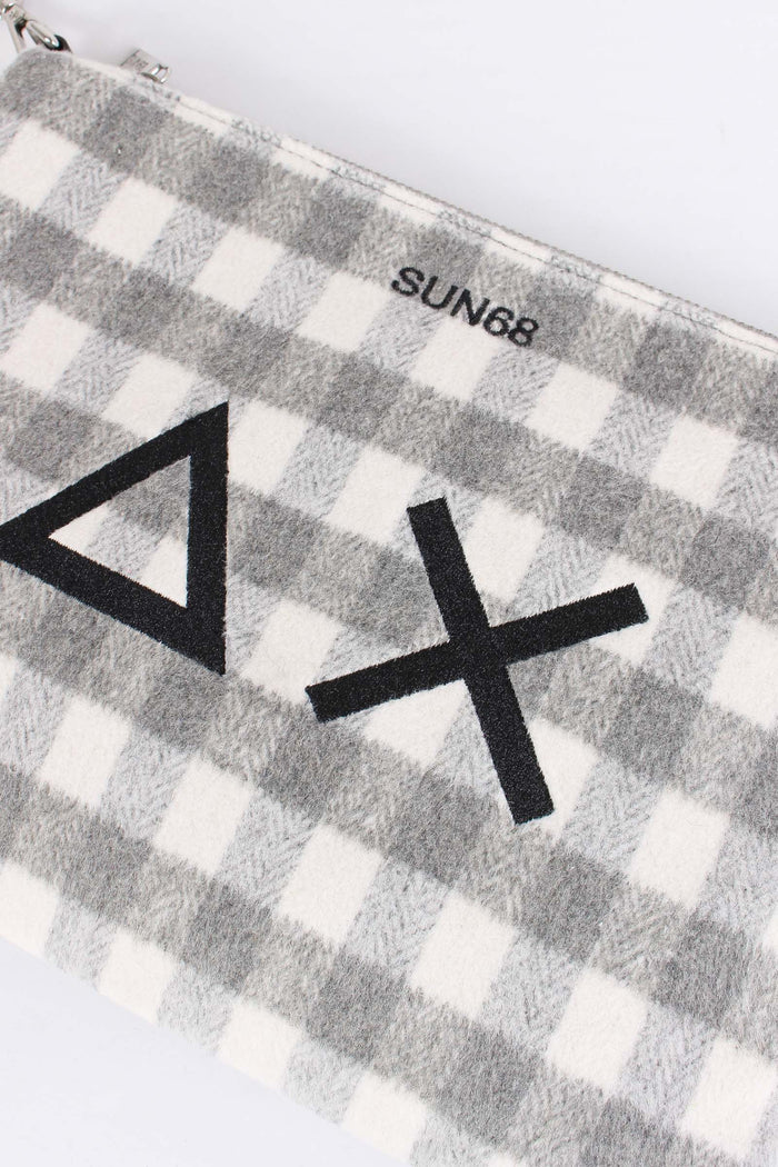 Pochette Check Grigio-6
