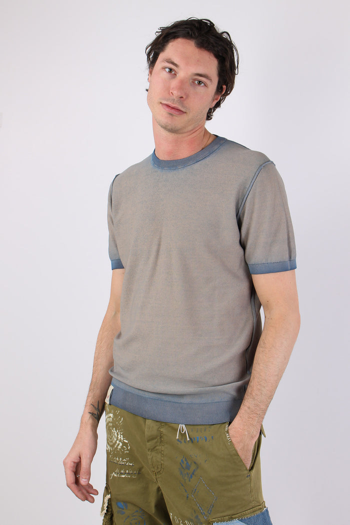 Maglia M/m Filo Reversibile Inchiostro/yuta-5