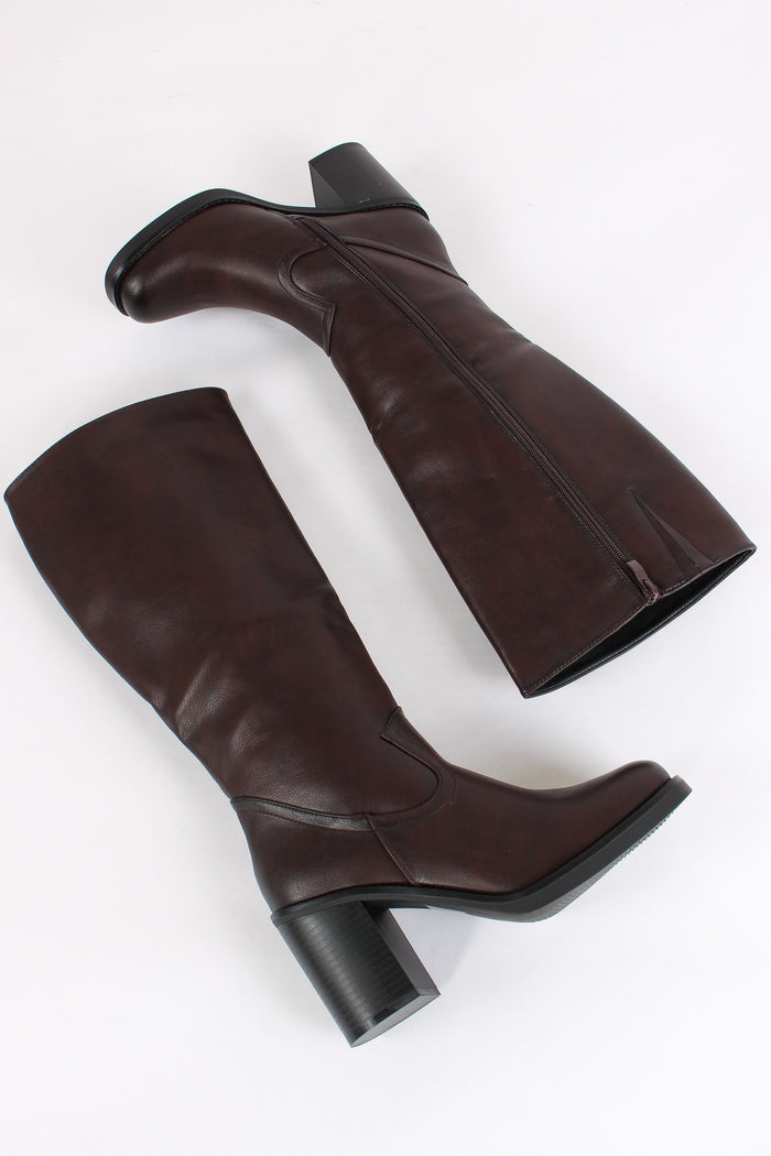 Stivale Tacco Wine-5