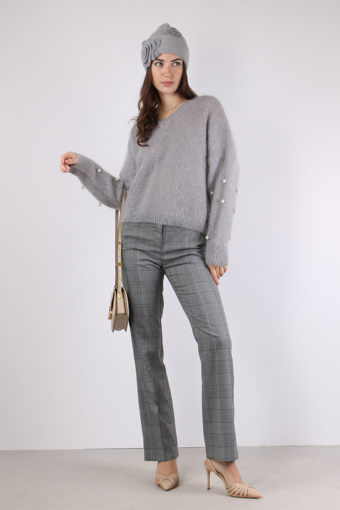 Maglia Manica Perle Ash-9