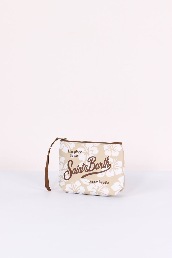 Aline Pochette Fiori Beige-2