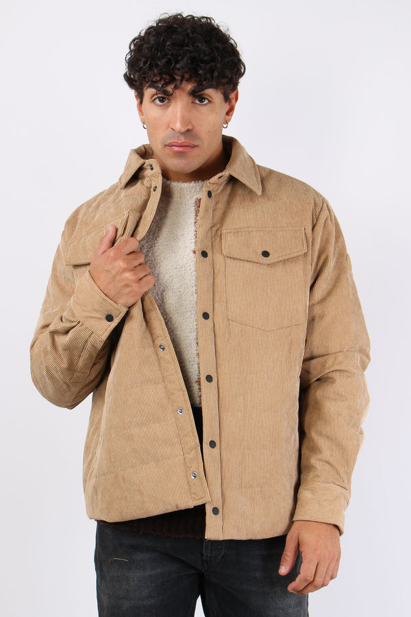 Magnus Giacca Velluto Doppia T Biscuit Beige