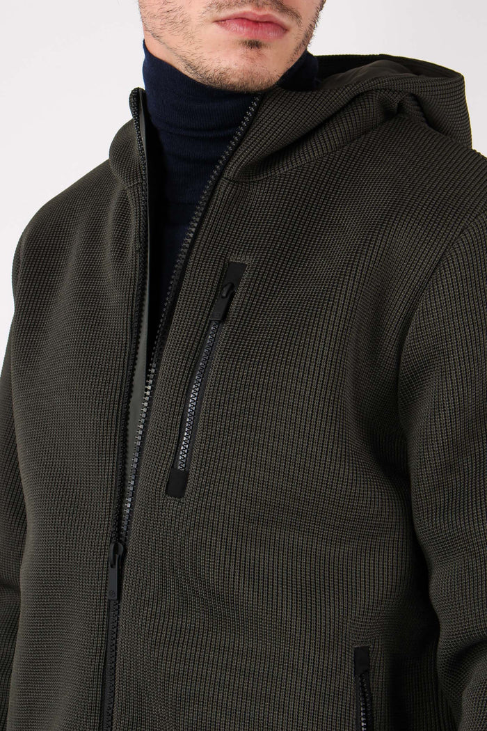 Giubbotto Corto Tricotech Green-8