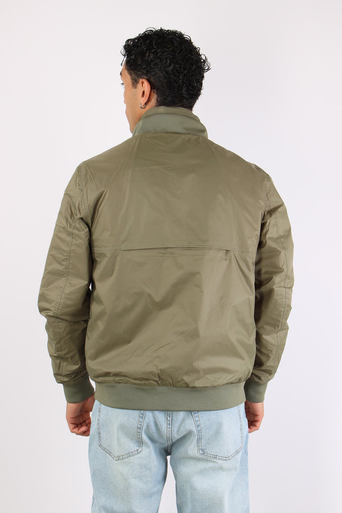 Giubbotto Reversibile Cotone Beige/green-10