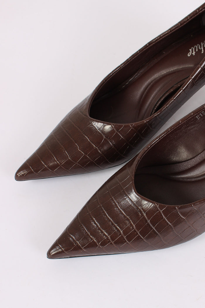 Decollete Stampa Cocco Brown-5