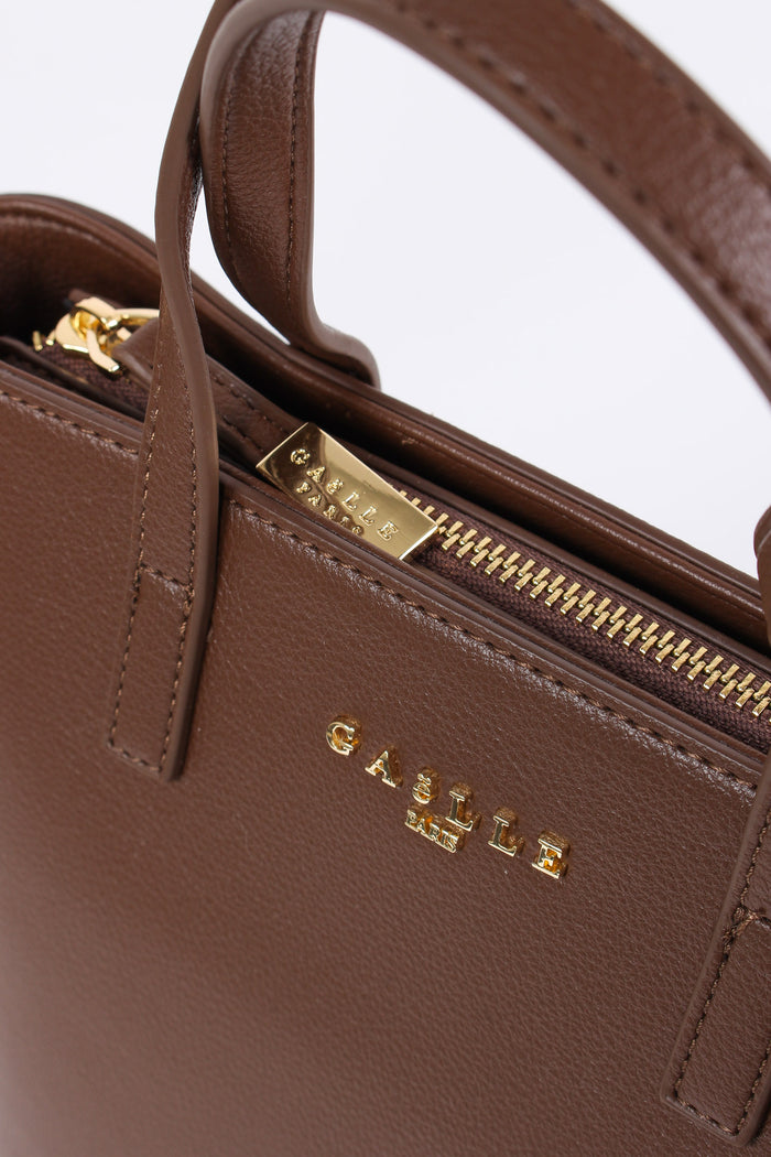 Mini Shopping Zip Bruciato-7