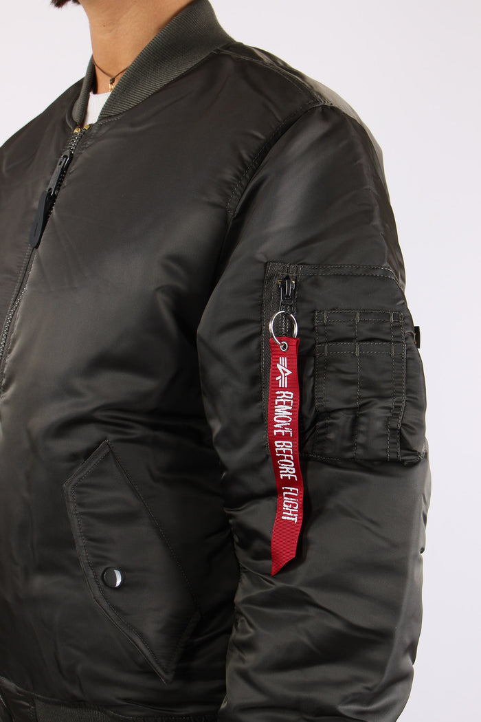 Heritage Bomber Jacket Nylon Grey-7