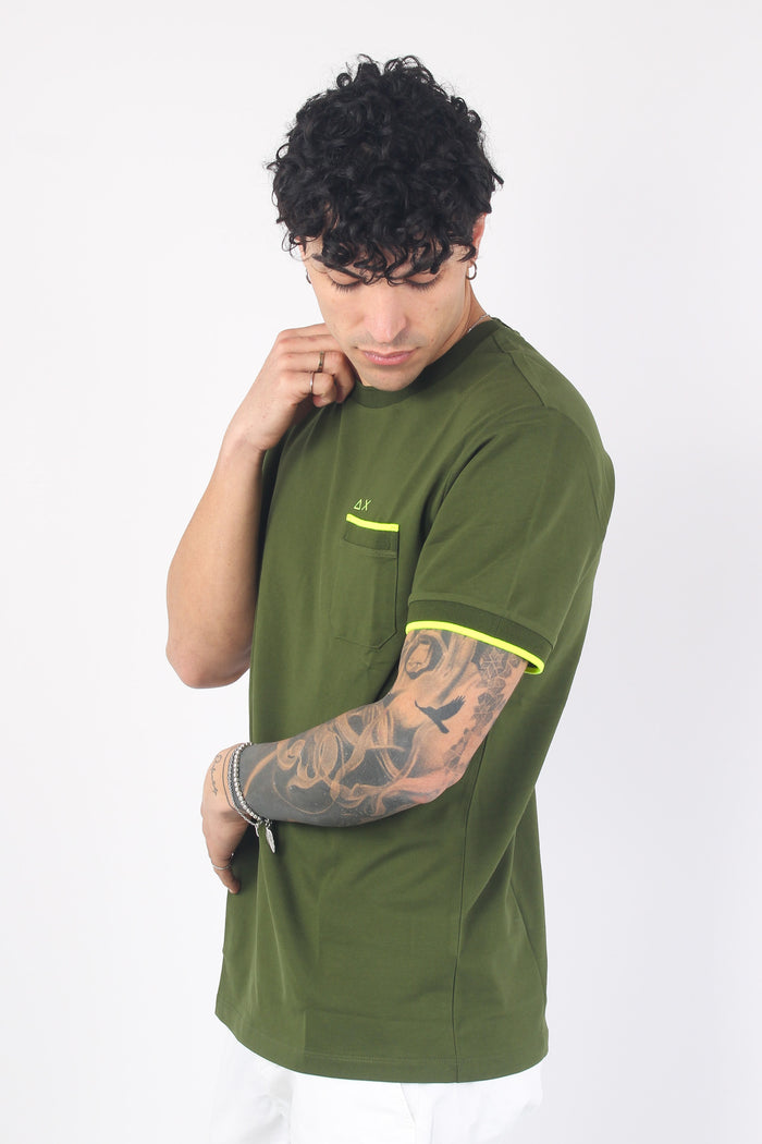 T-shirt Pique Taschino Verde-6
