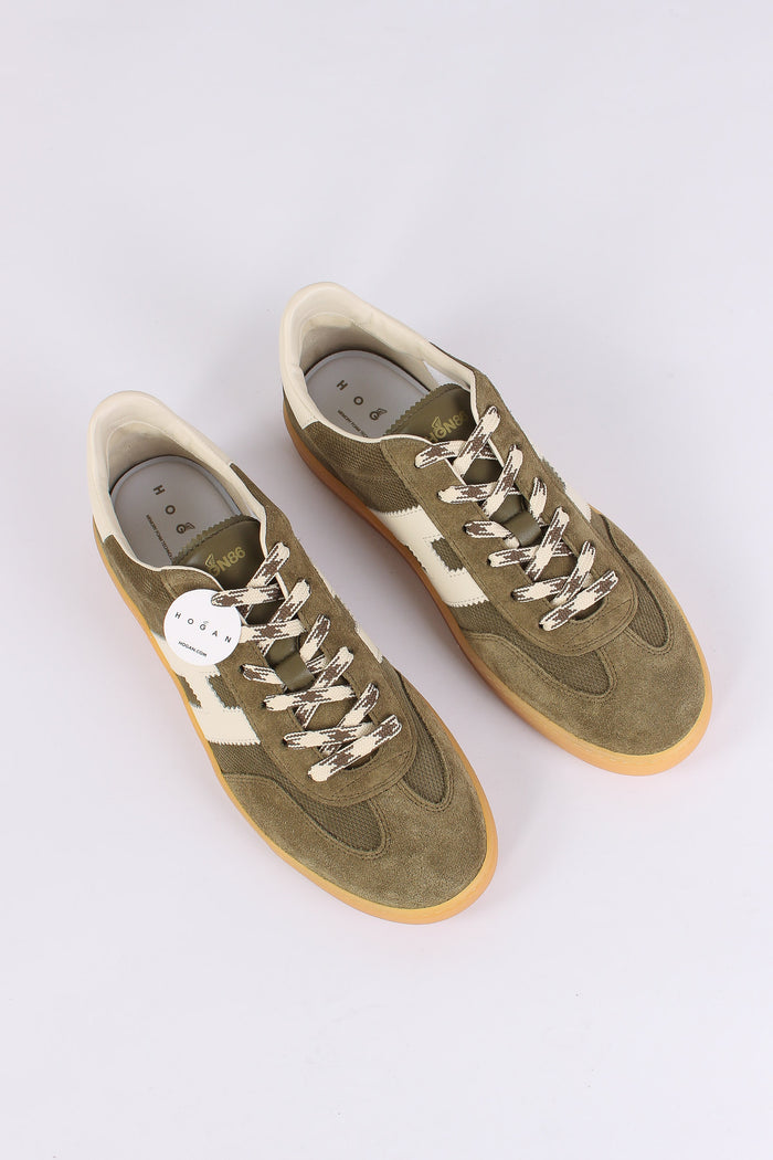 Sneaker Cool Camoscio Verde-6