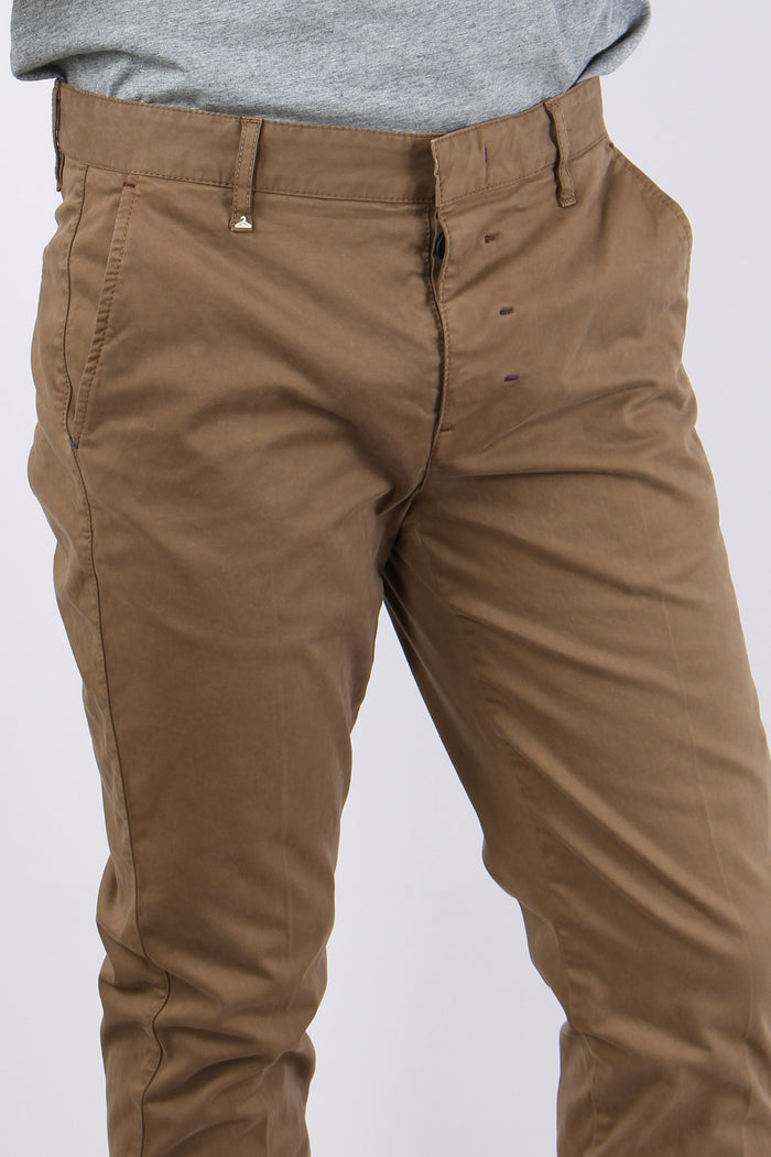 Pantalone Cropped Taschino Cammello-6