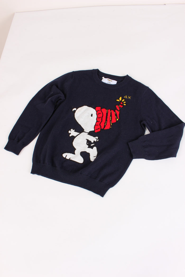 Pullover Leggero Cotone Lana Navy Blue-3