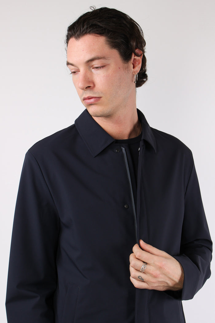 Soprabito Tessuto Tessuto Navy-8