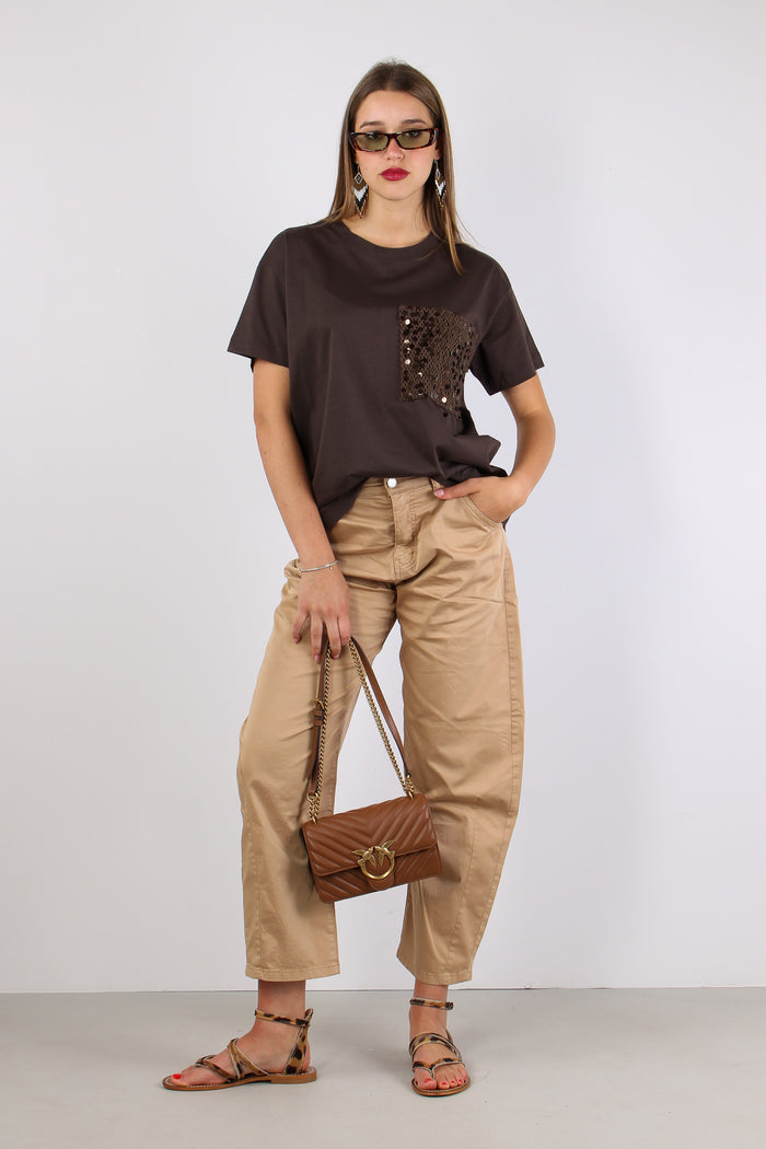 T-shirt Taschino Paillettes Moro-5