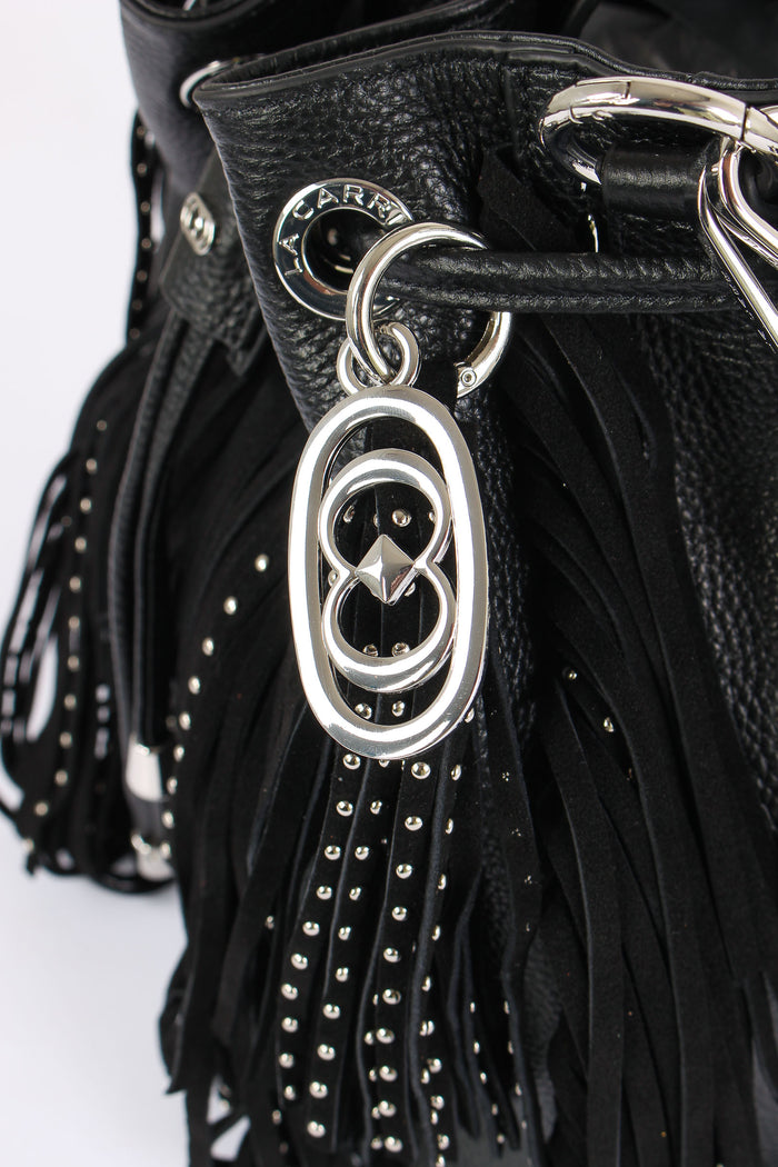 Secchiello Frange Borchie Black-4