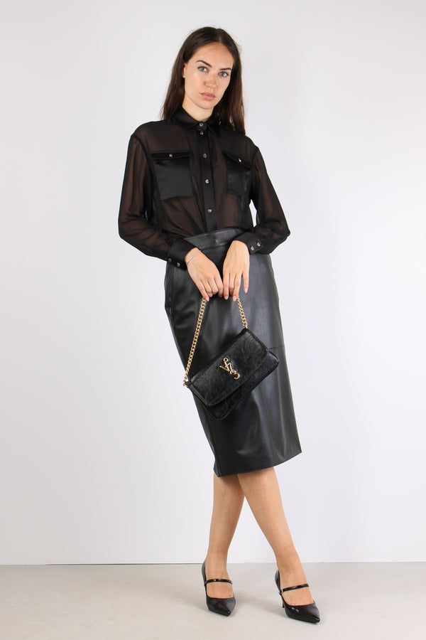 Camicia Profilo Raso Black