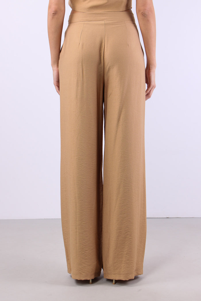 Pantalone Palazzo Misto Viscos Terra-4