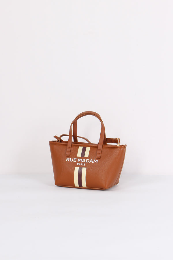 Mini Shopping Banda Monogram Cognac-2