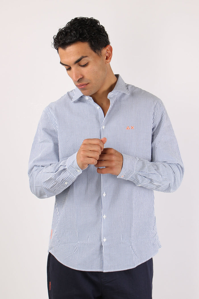 Camicia Fancy Riga Navy/bianco-4