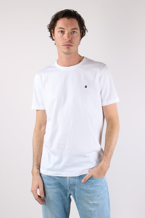 T-shirt Logo Cotone Bianco-2