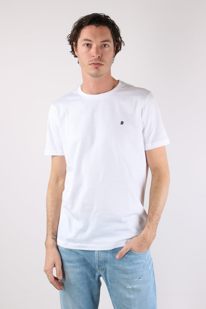 T-shirt Logo Cotone Bianco-2