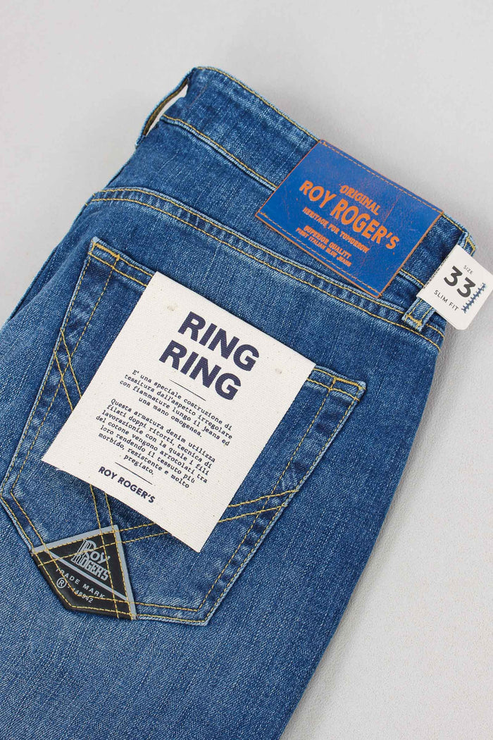 Denim Slim Fit Denim Medio-9