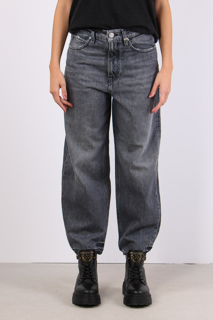 Estelle Denim Carrot Logo Tasc Denim Scuro-2