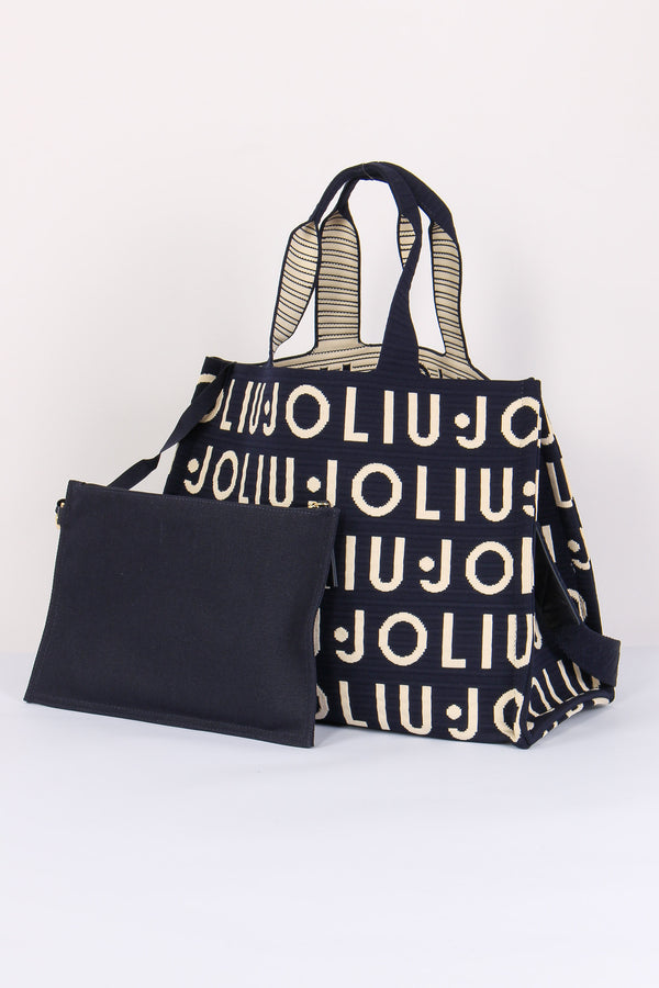 Shopping Knitted Logo Blue Sky-2