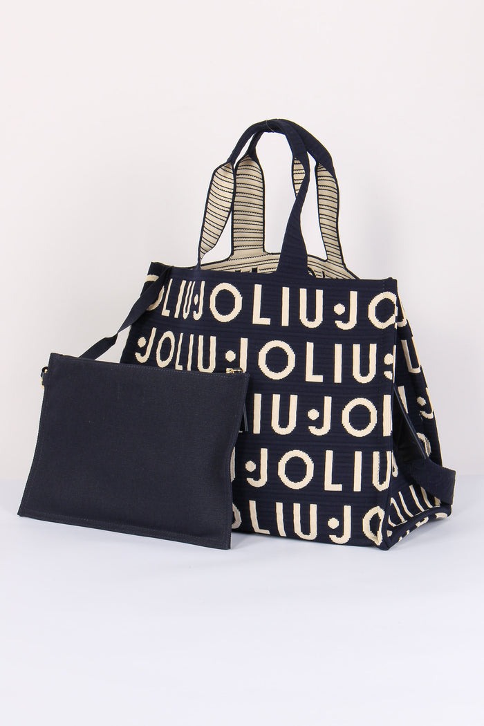 Shopping Knitted Logo Blue Sky-2