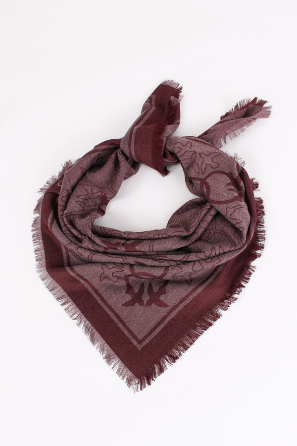 Polonia Foulard Jacquard Bordeaux