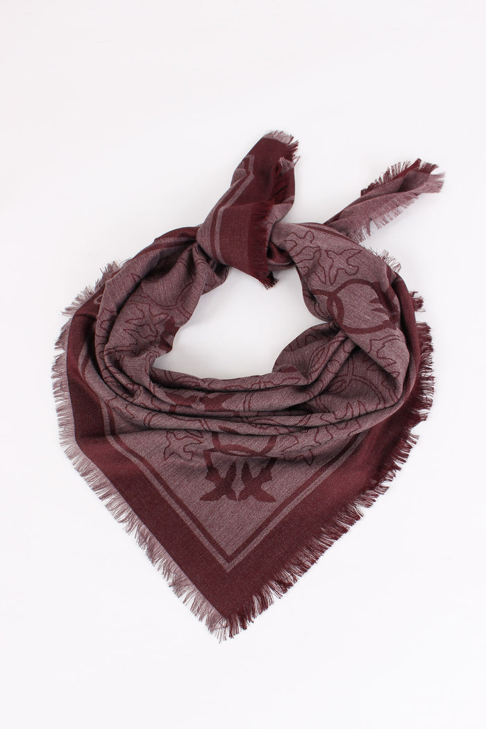 Polonia Foulard Jacquard Bordeaux