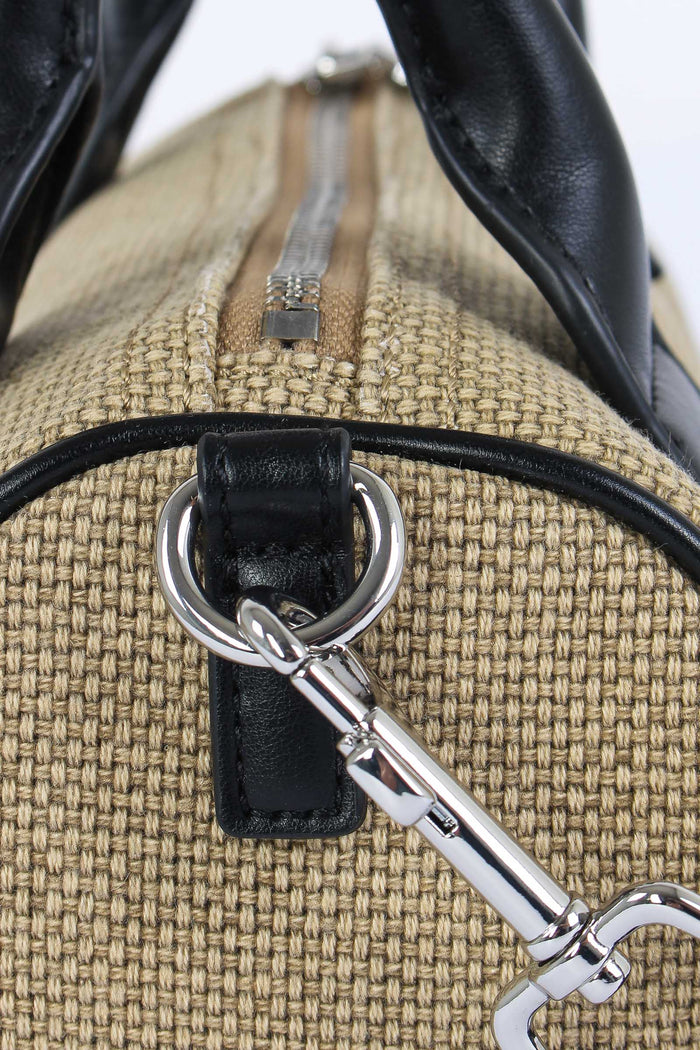 Bauletto Logo Canvas Oro-8