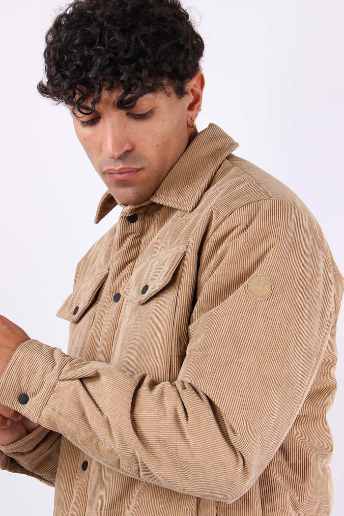 Magnus Giacca Velluto Doppia T Biscuit Beige-8