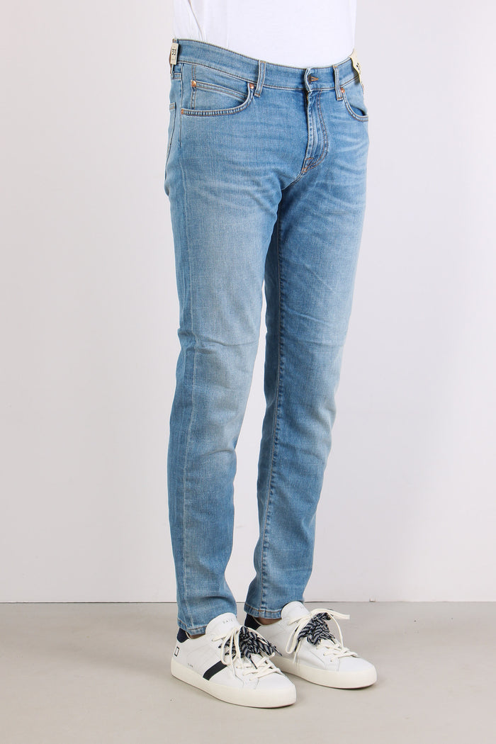 Denim Slim Fit Denim Chiaro-6