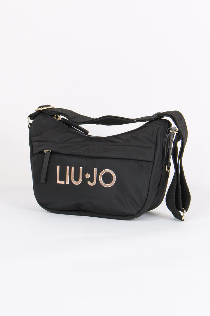 Mezzaluna Nylon Logo Nero-6